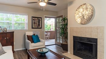 Luxury Living Room at La Reserve Villas in Oro Valley 